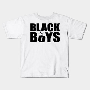 Black Boys Kids T-Shirt